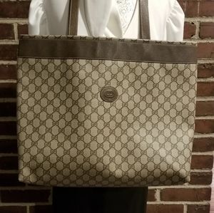 Vintage Authentic EXTRA LARGE Gucci Tote Bag